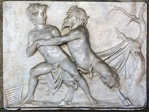 Пан и Олимп. Пьерино да Винчи. 1550-1560 гг. Барджелло