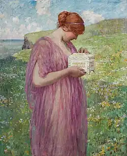 Pandore, George Hitchcock (1850-1913).