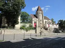 L'église Saint-Germain de Charonne en 2019.