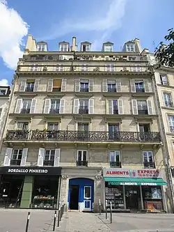 Le 42, boulevard du Temple où fut conçue la machine infernale.