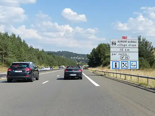 D45 Village étape à 20&nbsp;km environ