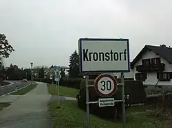 Entrée de Kronstorf.