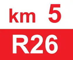 Bornage kilométrique exacte avec numéro du ring