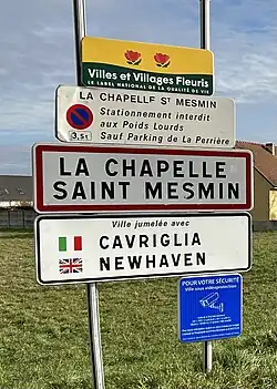 Panneau d'entrée de ville