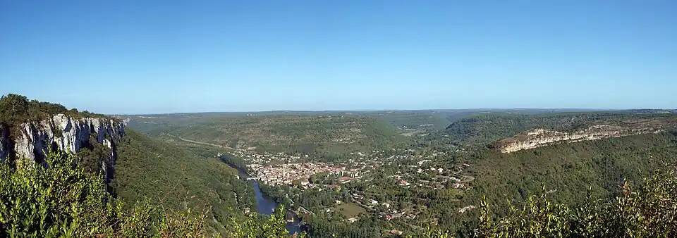 Panorama de Saint-Antonin-Noble-Val.