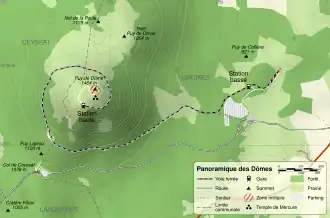 Voir la carte de la ligne.