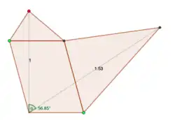 Pantographe de Sylvester implémentant mécaniquement une similitude.