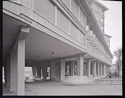Le quartier de Piccapietra à Gênes projeté par les architectes Franco Albini et Franca Helg photographié par Paolo Monti