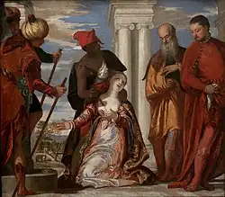 Martyre de sainte Justine, Véronèse (v. 1573).