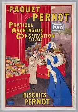 Paquet Pernot Biscuits Pernot 1905.