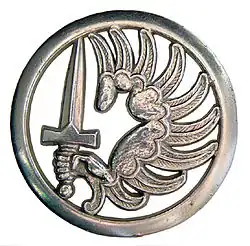 Insigne de béret parachutistes.
