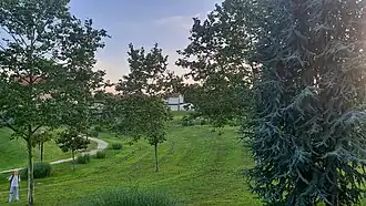 Le parc de la Sablonnière, au nord.