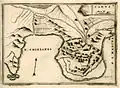 Plan de Párga sous la République de Venise, par Vincenzo Coronelli, 1688