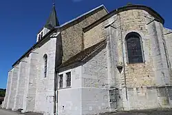 Chevet de l'église.