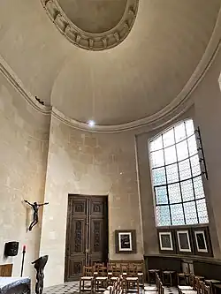 La chapelle de la Communion construite par Mansart.