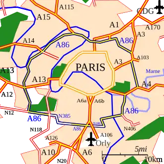 Carte de la route.