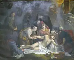 Amélie Legrand de Saint-Aubin, Déposition de croix.