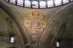 Fresque d'Isaïe sur la voûte.