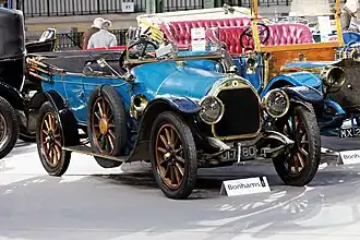 Darracq type V14 16 HP torpédo - 1914.