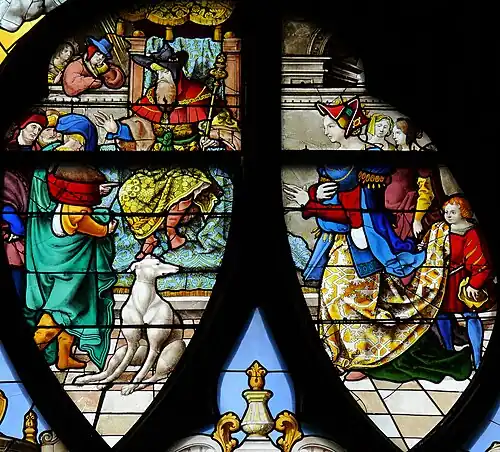 Salomon reçoit la reine de Saba.