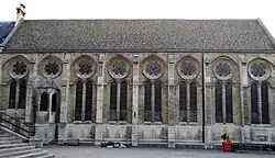 Façade sur la cour d'honneur.