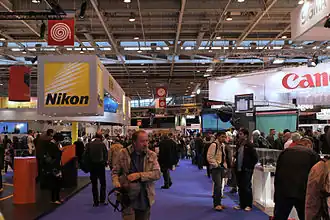 Allée du Salon de la photo en 2011.