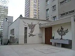 Entrée de l'église.