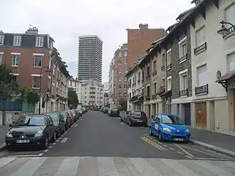 Vue depuis la Rue du Docteur-Lucas-Championnière.