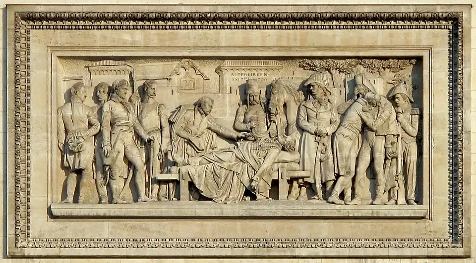 Les Funérailles du général Marceau (1833), Paris, arc de triomphe de l'Étoile.