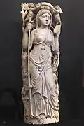 Ariane, ménade, satyre, et putti, Constantinople ?, VIe&nbsp;siècle.