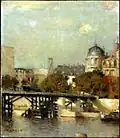 Vue de Paris avec pont, Washington, National Gallery of Art.