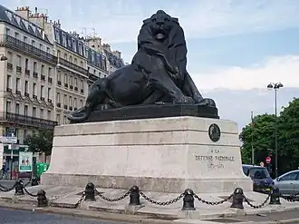 Le Lion de Belfort en 2010.