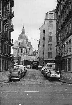 Vue de la rue en 1981.