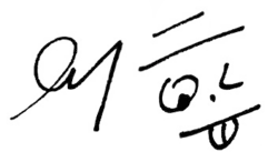 signature de Park Ji-hoon