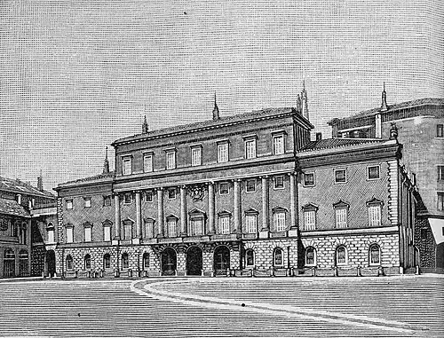 L'ancien palais ducal, vers 1888.