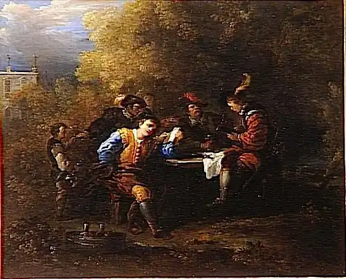 Assemblée de jeunes gens, musée national d'art de Roumanie, Bucarest.