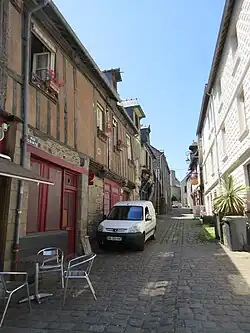 Section  « rue de la Poissonnerie » qui débutait « rue Ceinte » et se terminait rue Étroite (actuelle rue Lejamptel).