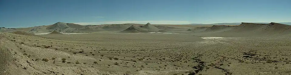 Montagnes vues du côté chilien du Paso de Sico