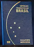 Couverture d'un passeport brésilien