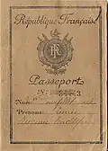 Passeport de 1947.