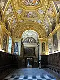 Fresques de la voûte dans le passage entre le parloir et la salle capitulaire par Bernardino Cesari