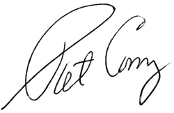 signature de Pat Conroy