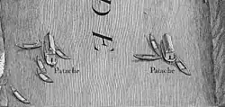 Sur le plan de Turgot de 1734-1736, on aperçoit des pataches sur la Seine.