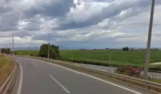 La A1 près de Chalkidóna.