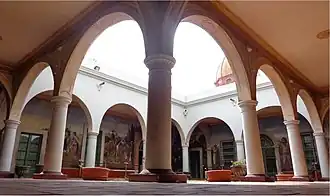 Patio central de La Moreña.