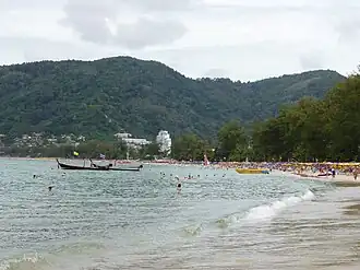 Plage de Patong.