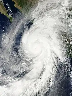 Patricia le 23 octobre à 17 h 30 UTC.