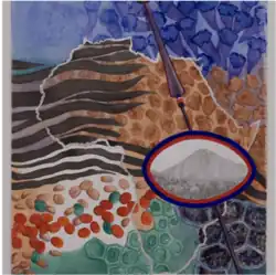 Patterns of Africa, multimédia, Jeannine Cook. Collection New Hall Art Collection, Murray Edwards College, University of Cambridge, Cambridge, Angleterre.