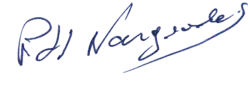signature de Paul-Henri Nargeolet