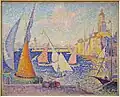 Paul Signac, Le quai à Saint-Tropez, 1899.